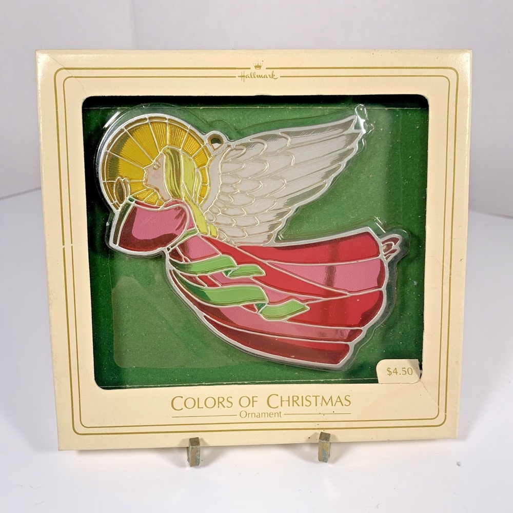 Hallmark Keepsake Ornament 1981 Colors of Christmas ANGEL Mint‎